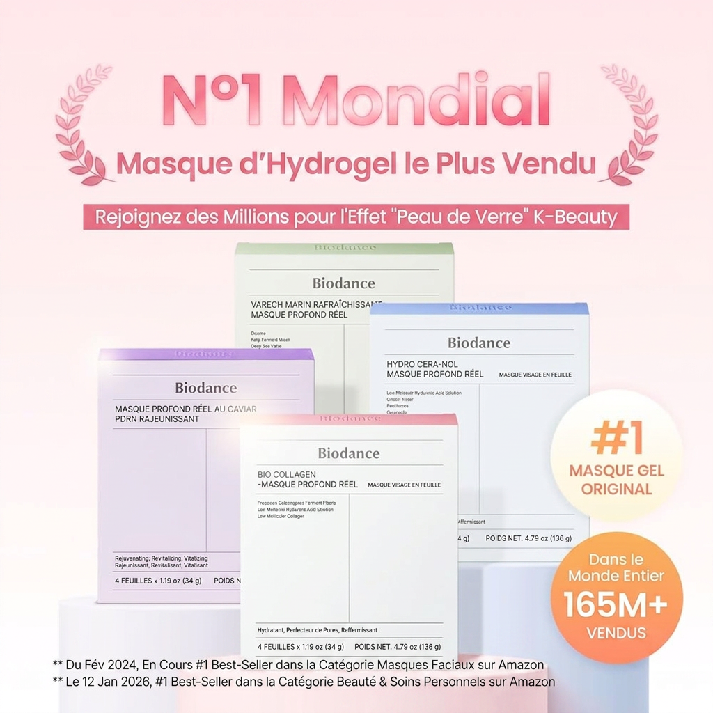 Best-seller mondial — masque hydrogel n°1