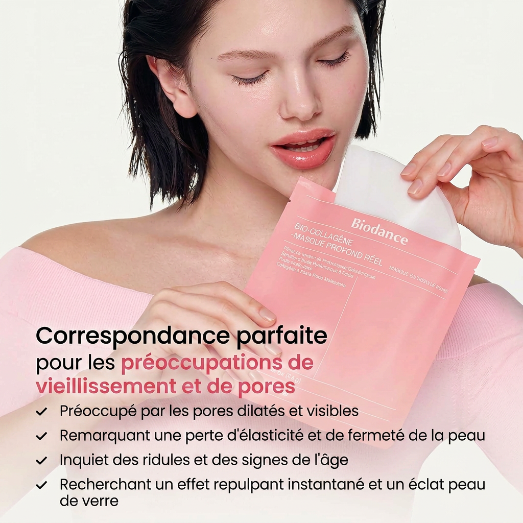 Idéal pour les peaux matures et pores dilatés